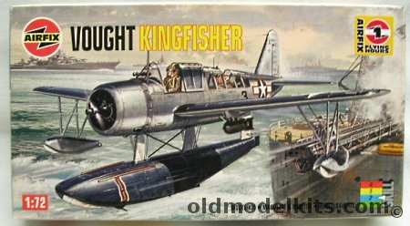 Airfix 1/72 Vought Kingfisher OS2U-1 - USS North Carolina April 1944  - (OS2U1), 02021 plastic model kit